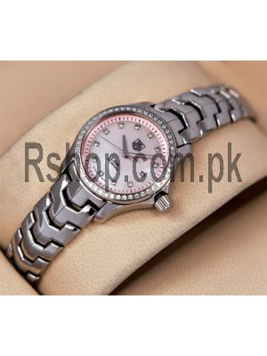 Tag Heuer Link Lady Diamond Bezel Pink Dial Watch Price in Pakistan