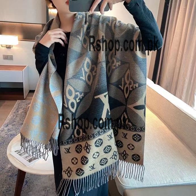 Cashmere Louis Vuitton Scarves - Taj Mehal handicrafts - Pakistan