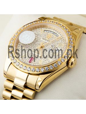 Rolex Day-Date 40 Diamond Watch Price in Pakistan