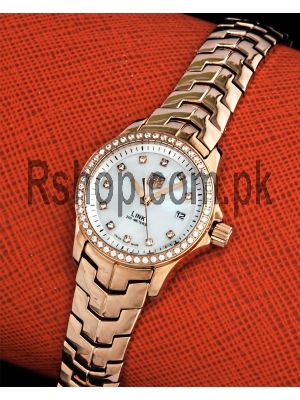 Tag Heuer Link White Mother of Pearl Diamond Ladies Watch Price in Pakistan